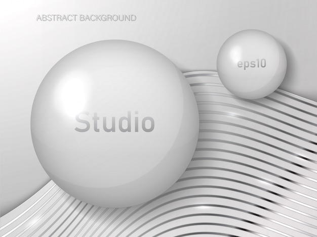 Abstracte studioachtergrond van witte kleur.