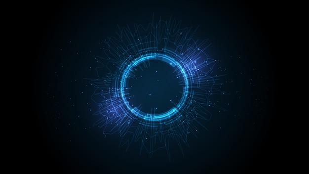 Abstracte technische achtergrond Hi-tech communicatie concept innovatie achtergrond