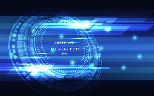 Abstracte technische achtergrond Hi-tech communicatieconcept futuristische digitale innovatie achtergrond illustratie
