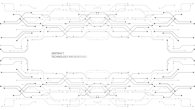 Abstracte technische achtergrond illustrationhitech communicatie concept innovatie achtergrond