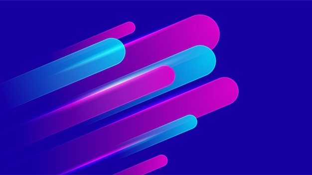Abstracte technische achtergrond met blauwe en roze kleurverloop Hitech computer digitale technologie concept Abstracte technologie communicatie vectorillustratie