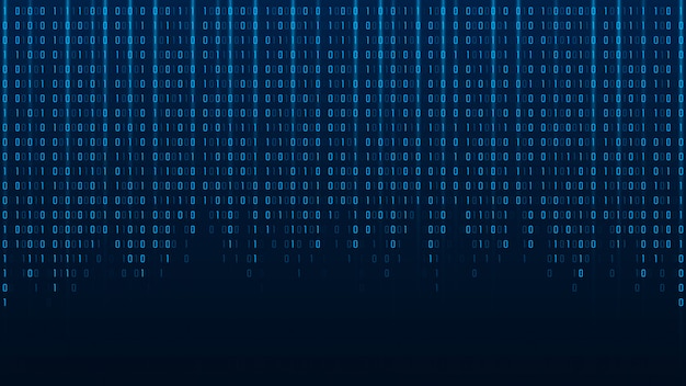 Abstracte technologie binaire code achtergrond
