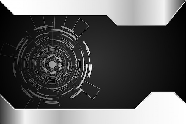 Abstracte technologie concept cirkel circuit