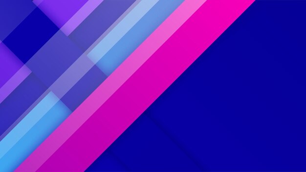 Abstracte technologie futuristische blauwe en roze neon kleur geometrische pijlen vormen bewegingsachtergrond