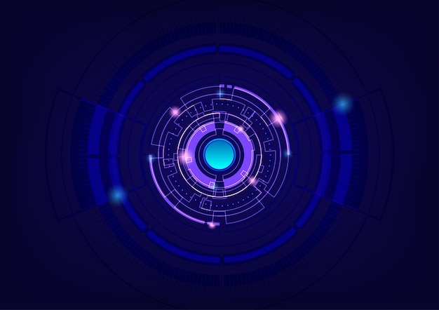 Abstracte technologie van zakenrelatie met achtergrond