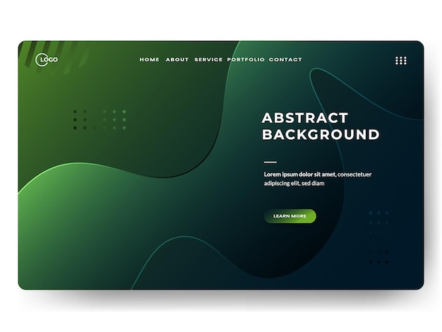 Abstracte trendy gradient achtergrond vector achtergrond