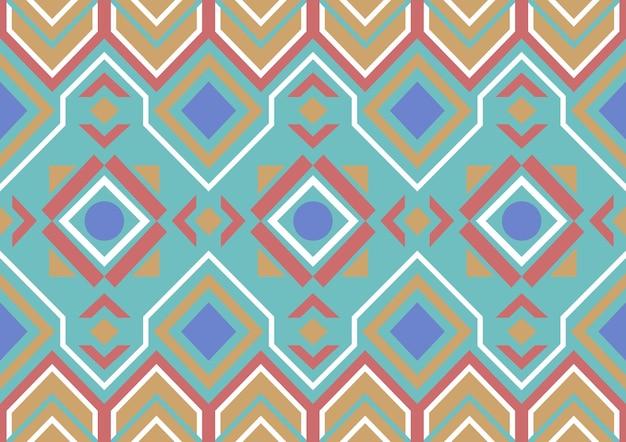 Abstracte tribale samless patroon geometrische vorm achtergrondsjablonen voor behang kleding tapijt inwikkeling stof textiel