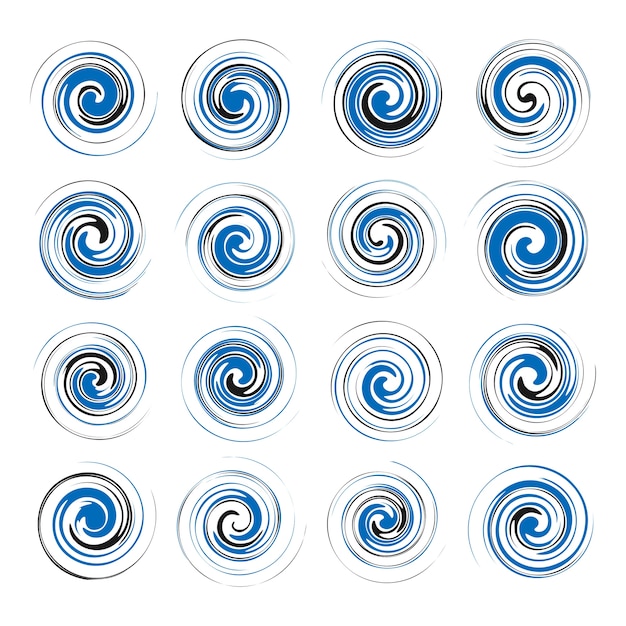 Abstracte Twister Design Element Set