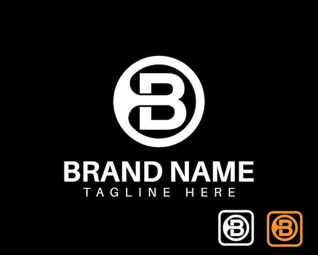 Abstracte van het bedrijf en het merk met de letter B