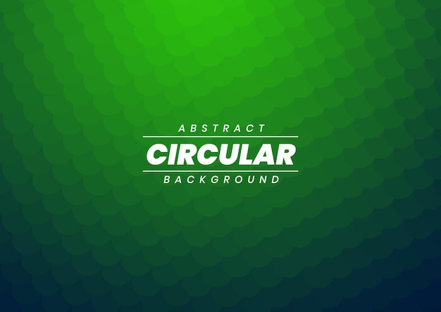 Abstracte vector circulaire groene achtergrond