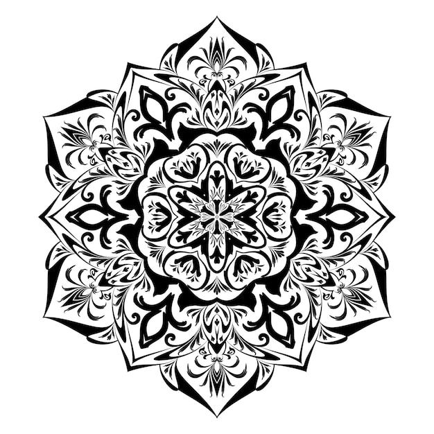 Abstracte vector etnische mandala-kunst3