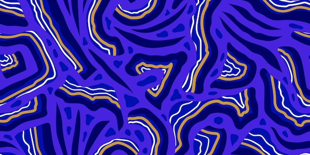 ABSTRACTE VECTOR NAADLOZE LICHTBLAUWE BANNER MET SECTIES BLAUWE VORMLOZE STENEN