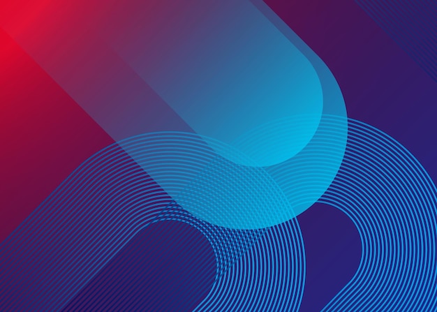 Abstracte vector rode blauwe gradiënt achtergrond