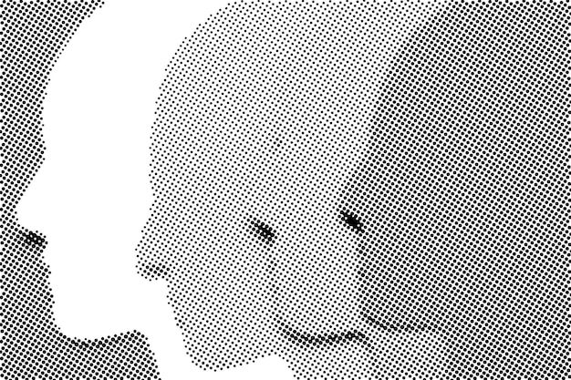 Vector abstracte vectorachtergrond halftone gradiënt gradatie vibrante vloeiende textuur