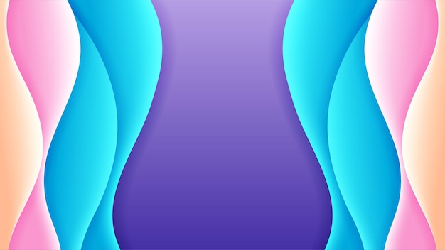 Abstracte vectorachtergrond met zachte gradiëntkleur