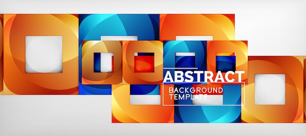 Abstracte vierkanten geometrische achtergrond kan worden gebruikt in de omslag ontwerp boek ontwerp website achtergrond
