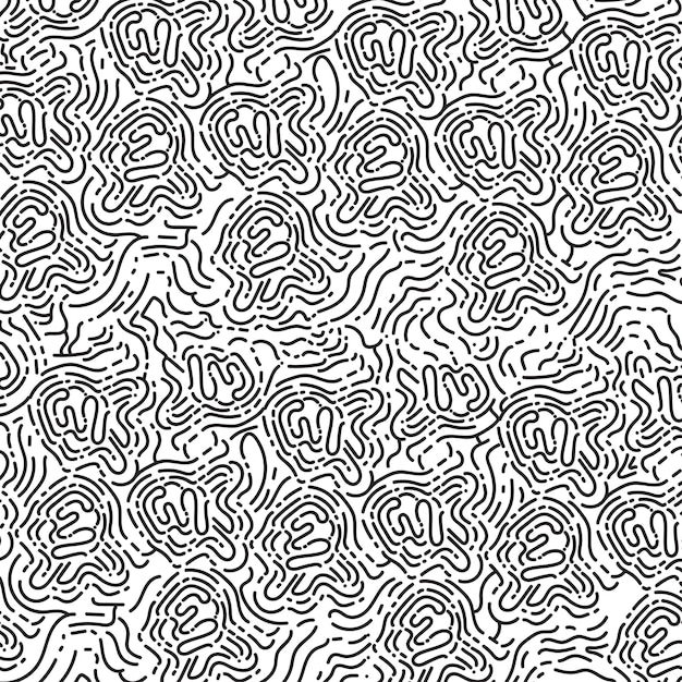 abstracte vinger patroon vector zwarte en witte achtergrond