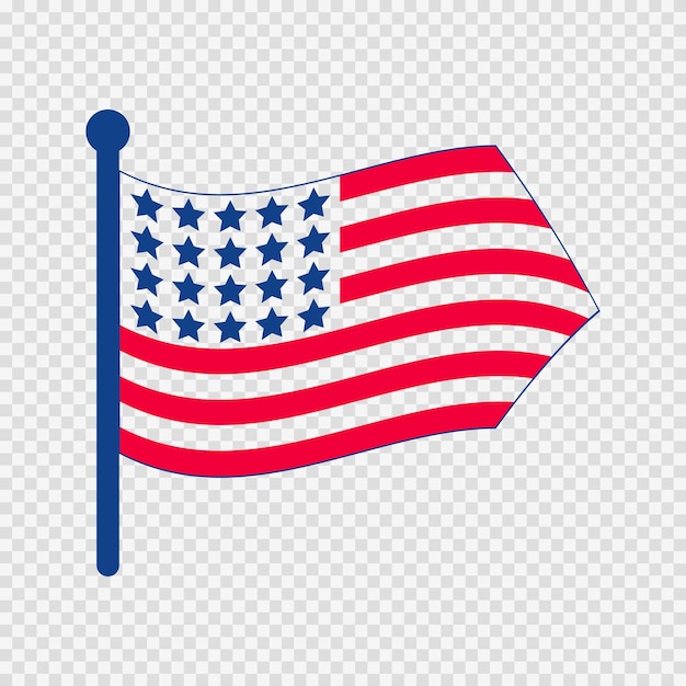 Abstracte vlag van de verenigde staten van amerika