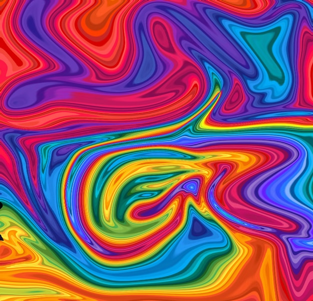 abstracte vloeibare kleurrijke achtergrond met golven