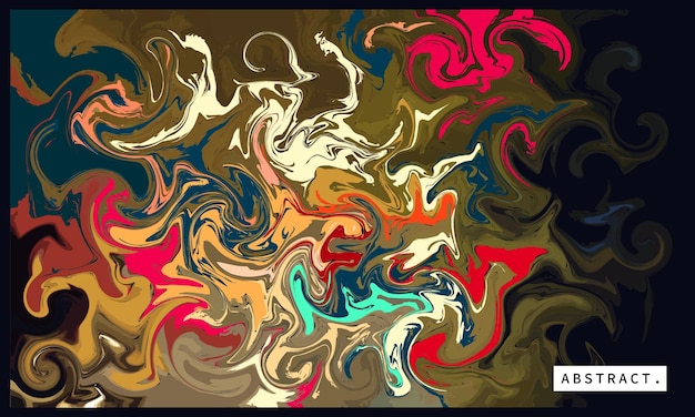 Abstracte vloeibare marmer achtergrond sjabloon kopieer ruimte hedendaagse swirl kunstwerk achtergrondontwerp