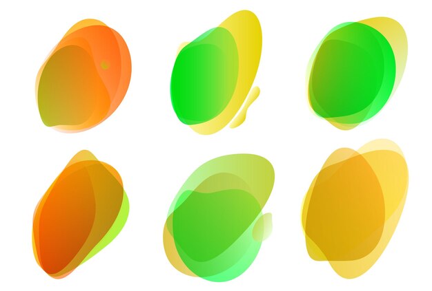 Abstracte vloeibare vorm Fluid vervagen vormen designbeffect zachte overgang Geïsoleerde gradiëntgolven met geometrische lijnen stippen Vector illustratie eps10 textuur voor banners logo flyer presentatie