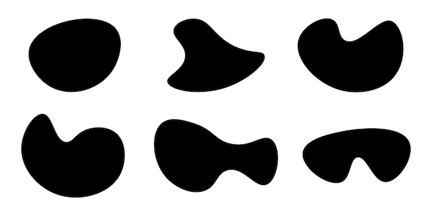 Abstracte vloeibare vorm van de vlek