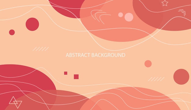 Abstracte vloeiende achtergrond in egale kleurstijl