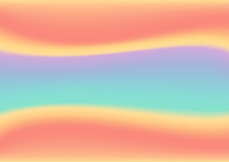 Vector abstracte vloeistof gradiënt achtergrond oranje gele en blauwe kleur vector illustratie grafische sjabloon