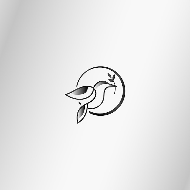 Abstracte Vogel Logo vector ontwerpsjabloon