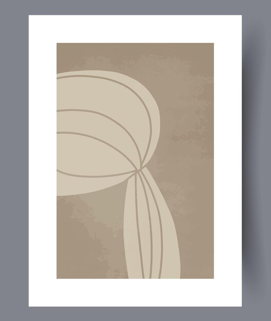 Abstracte vormen maaswerk muurkunst print
