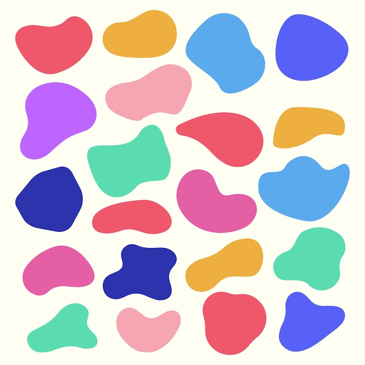 Vector abstracte vormen