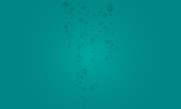 abstracte water bubbels vector achtergrond, onderwater zeepbel illustratie