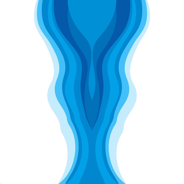 Vector abstracte watergolf ontwerp achtergrond