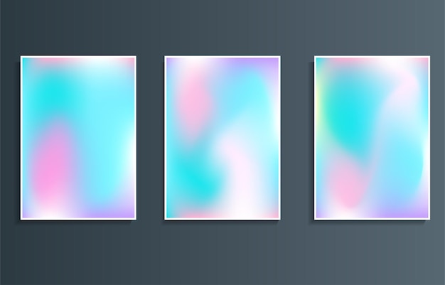 Abstracte wazig pastel kleur regenboog gradiënt achtergrond
