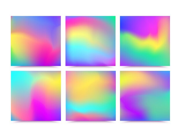 Abstracte wazig verloop mesh achtergrond in heldere mooie kleuren