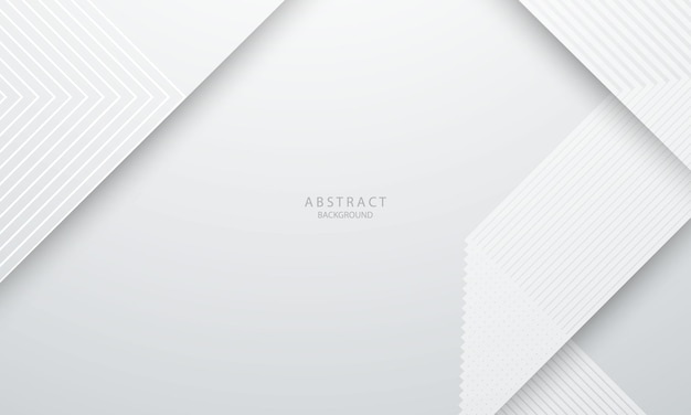 Abstracte witte achtergrond met dynamische vormen