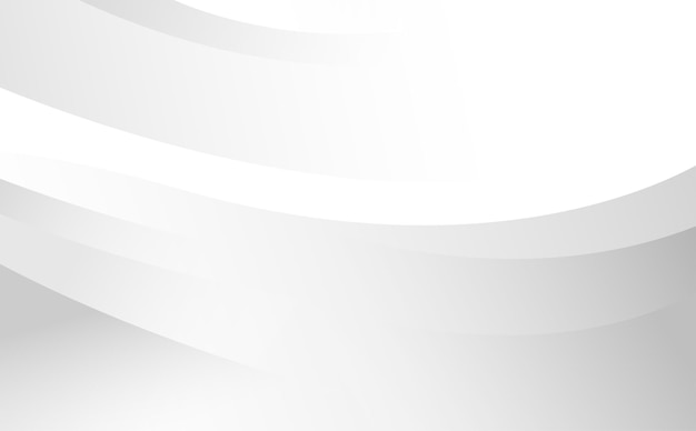 Abstracte witte achtergrond met gradiëntkleur en artistieke dynamische lijndecoratie vector PNG