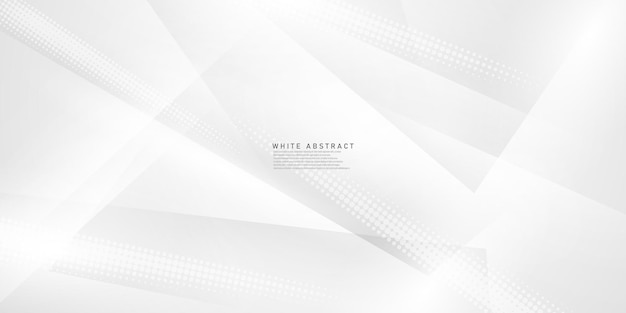 Abstracte witte en grijze achtergrond Modern Halftone Wave-achtergrondontwerp