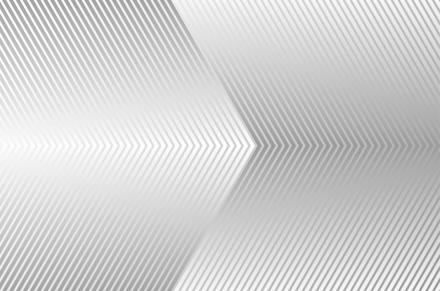 Abstracte witte en grijze kleur achtergrondstructuur met diagonale lijnen die pijl maken
