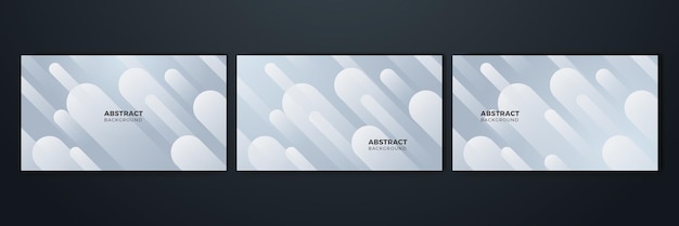 Abstracte witte monochroom vector achtergrond voor ontwerp brochure website flyer Geometrisch wit behang voor certificaat presentatie bestemmingspagina