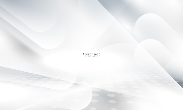 Abstracte witte poster als achtergrond met dynamisch. technologie netwerk Vector illustratie.