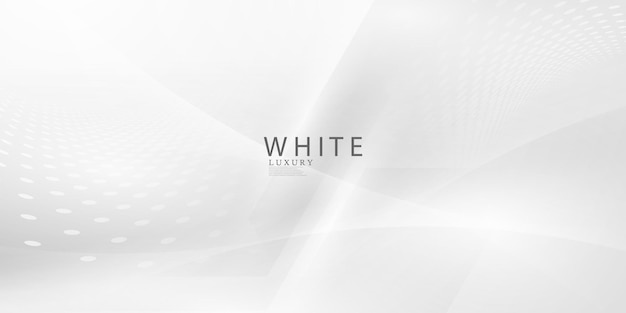 Abstracte witte poster als achtergrond met dynamisch. technologie netwerk Vector illustratie.
