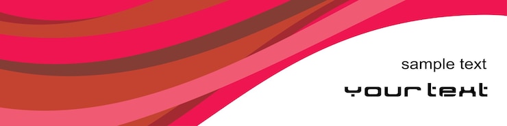 Vector abstracte zakelijke banner rood en paars