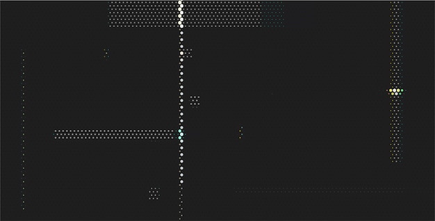 Abstracte zeshoekige deeltje kleurrijke achtergrond