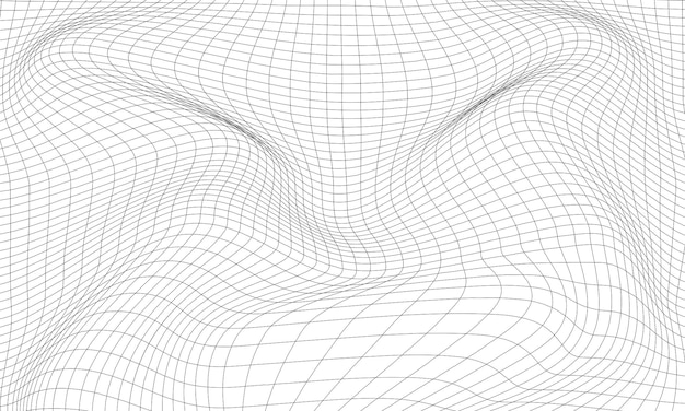 Abstracte zwart-witte golfachtergrond