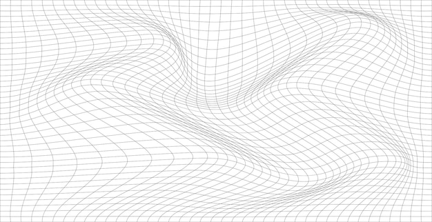Abstracte zwart-witte golfachtergrond