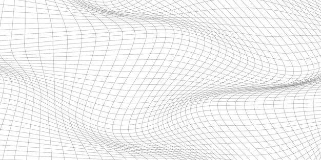 Abstracte zwart-witte golfachtergrond