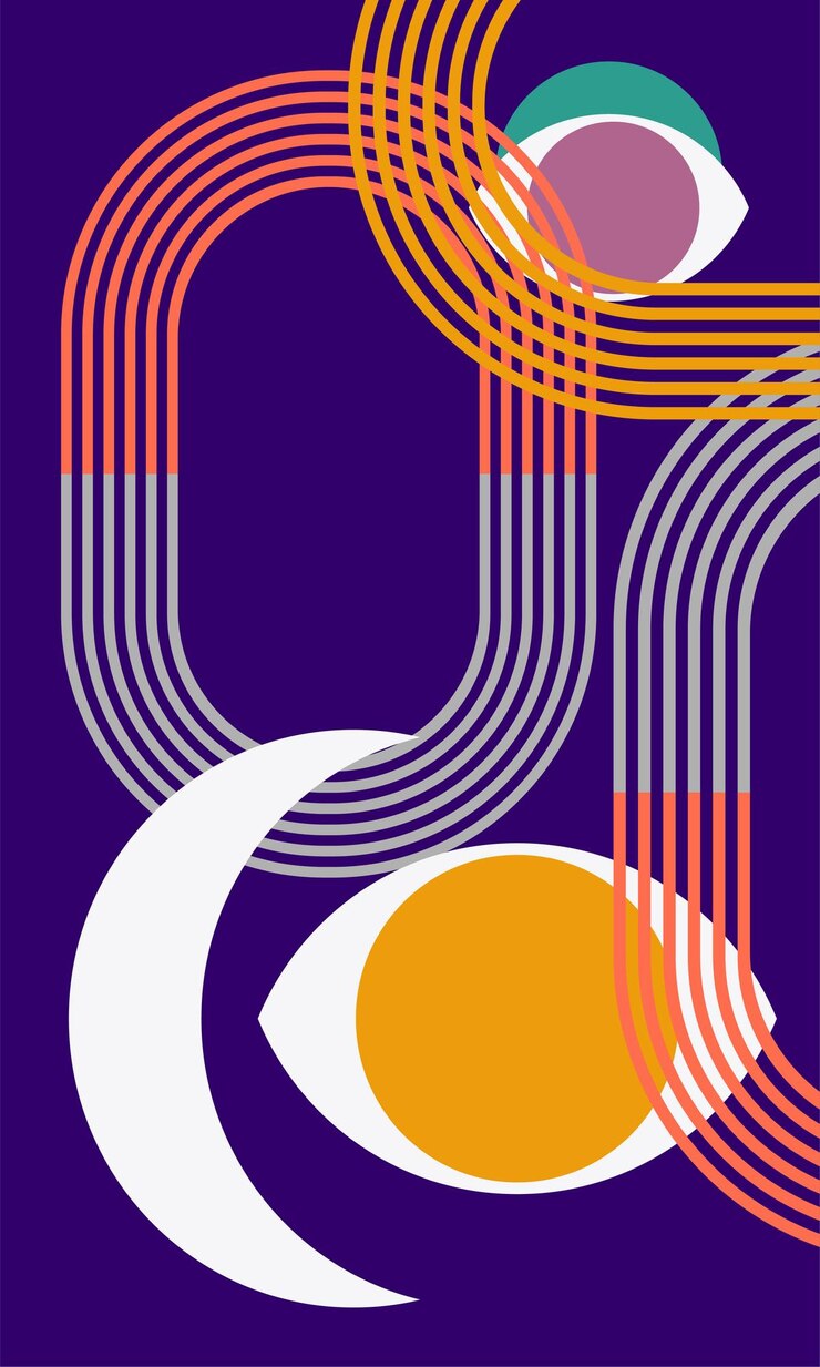 Vector abstraction eyes and circles