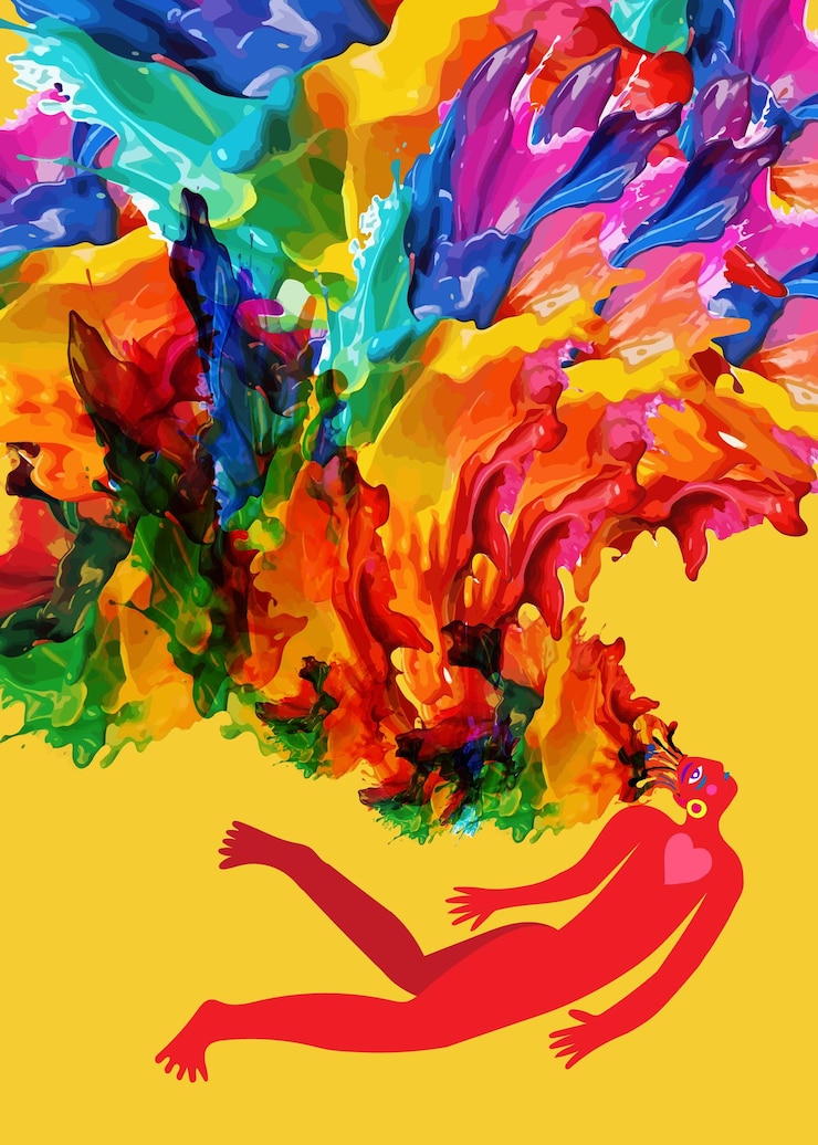 Vector abstracts van kunstplakkaten