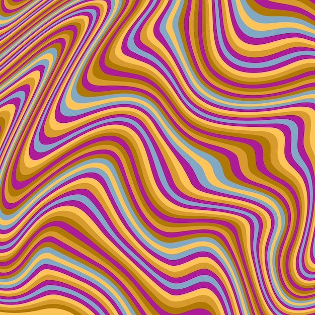 Abstrakte psychedelische groovy achtergrond Vector
